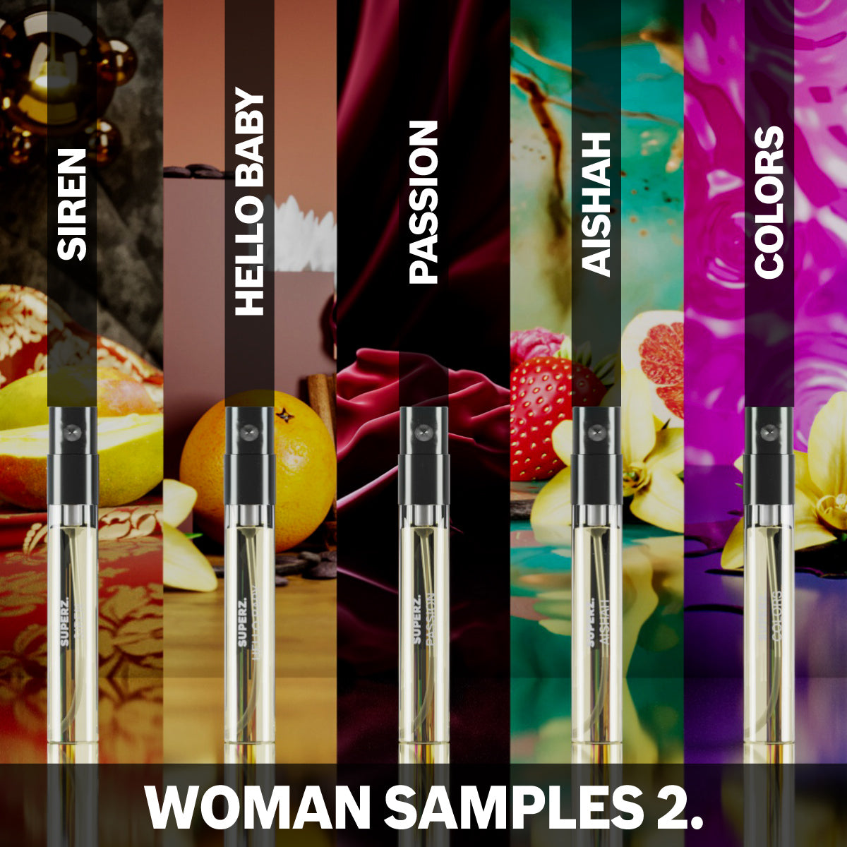 Damenproben ll. - 5x1,5 ml Extrait De Parfum