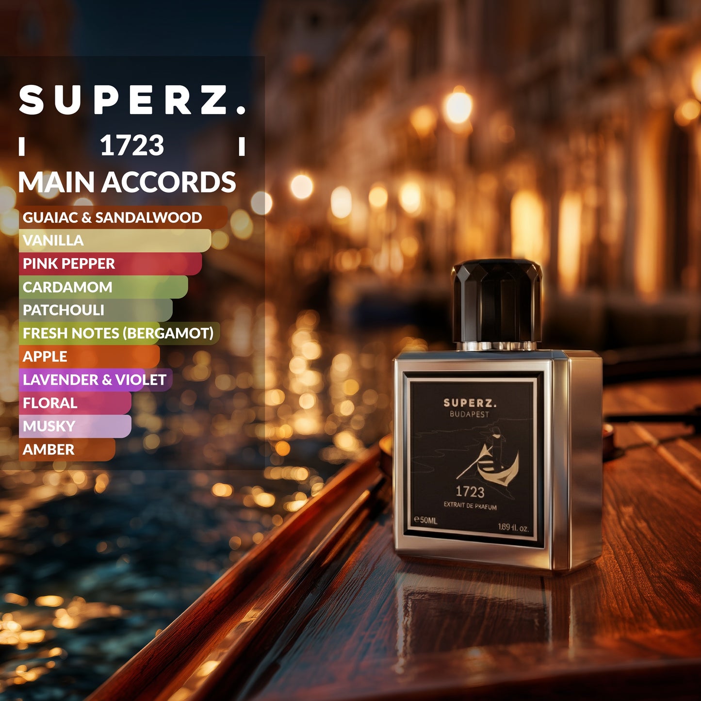 1723 - 50 ml Extrait De Parfum - Pre mužov
