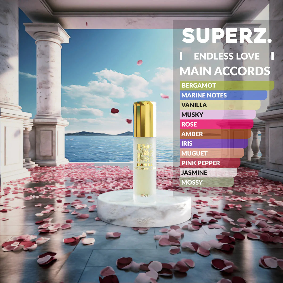 Endless Love - 6 ml exklusives 100% Parfümöl - Damen - im neuen Design!