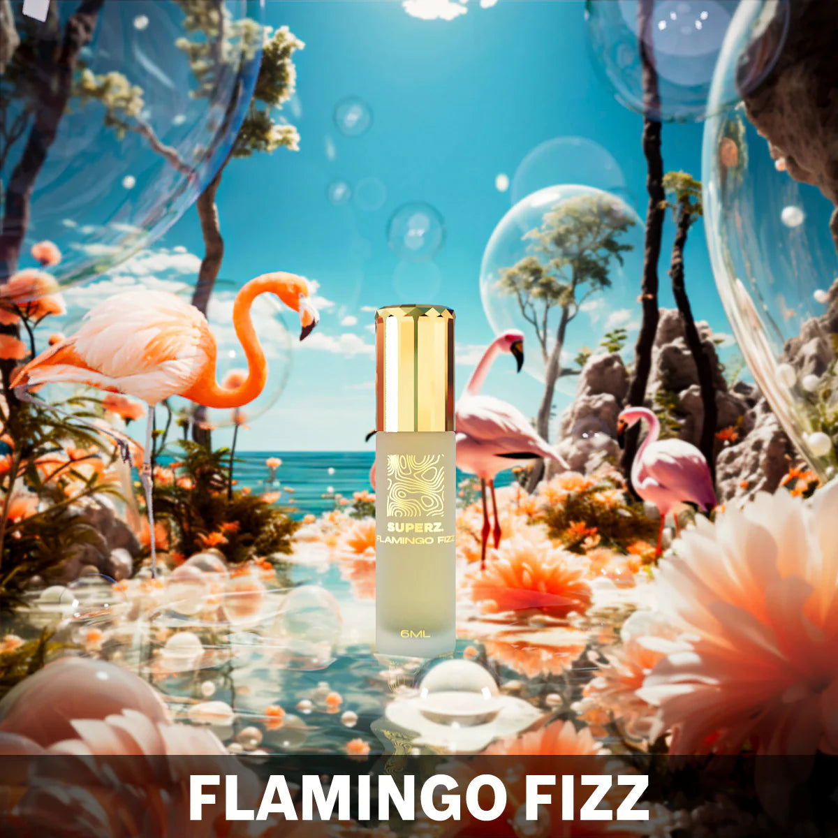Flamingo Fizz - 6 ml Exkluzívny 100% parfumový olej - Unisex