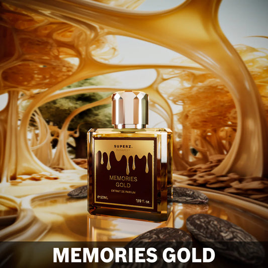 Memories Gold - 50 ml Extrait De Parfum - Unisex - im neuen Design!