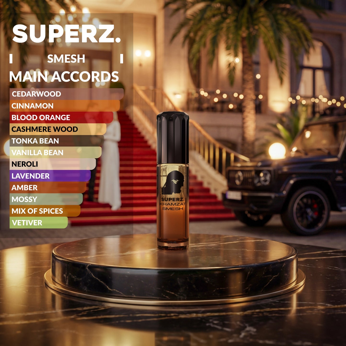 Khamzat-Smesh - 6 ml exklusives 100% Parfümöl - Unisex