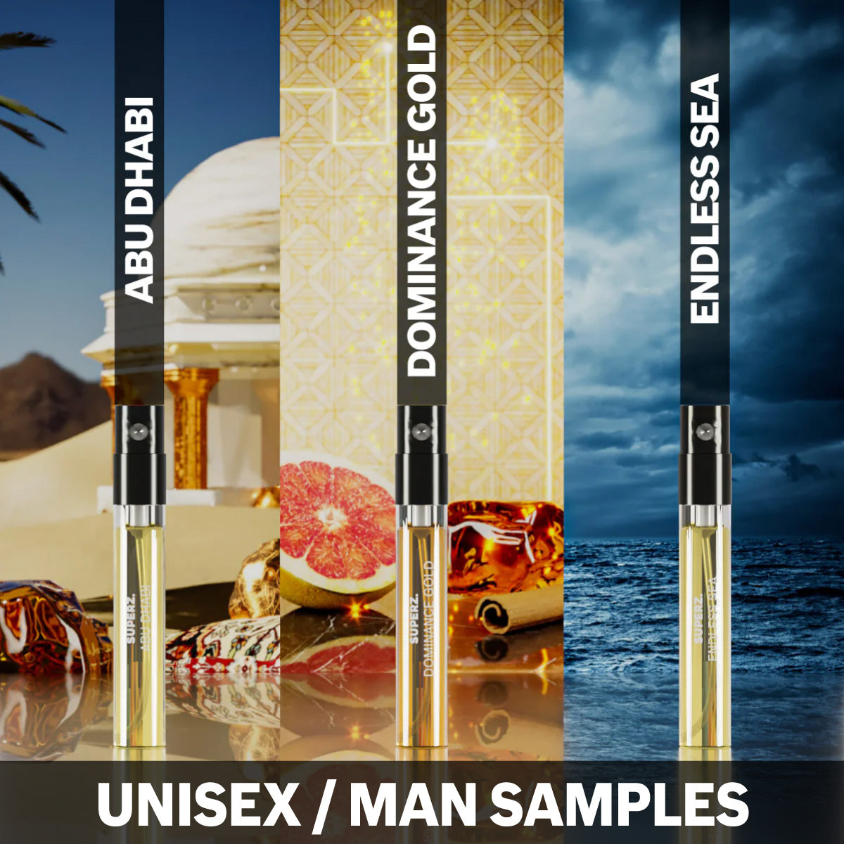 Unisex / Man Samples - 3x1,5 ml Extrait De Parfum