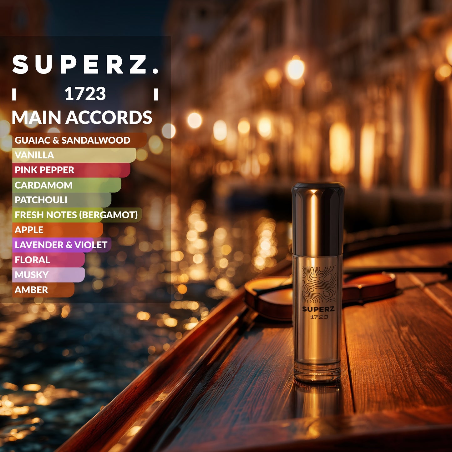 1723 - 6 ml Exclusive 100% Perfume oil - Man