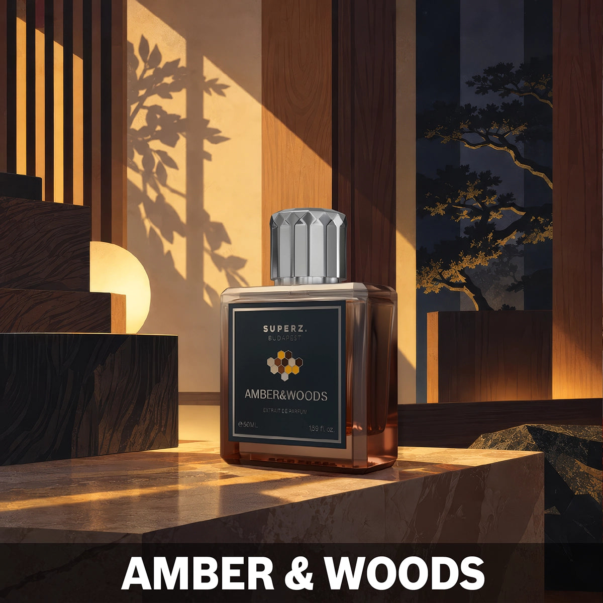 Amber&Woods - 50ml Extrait de Parfum - Unisex