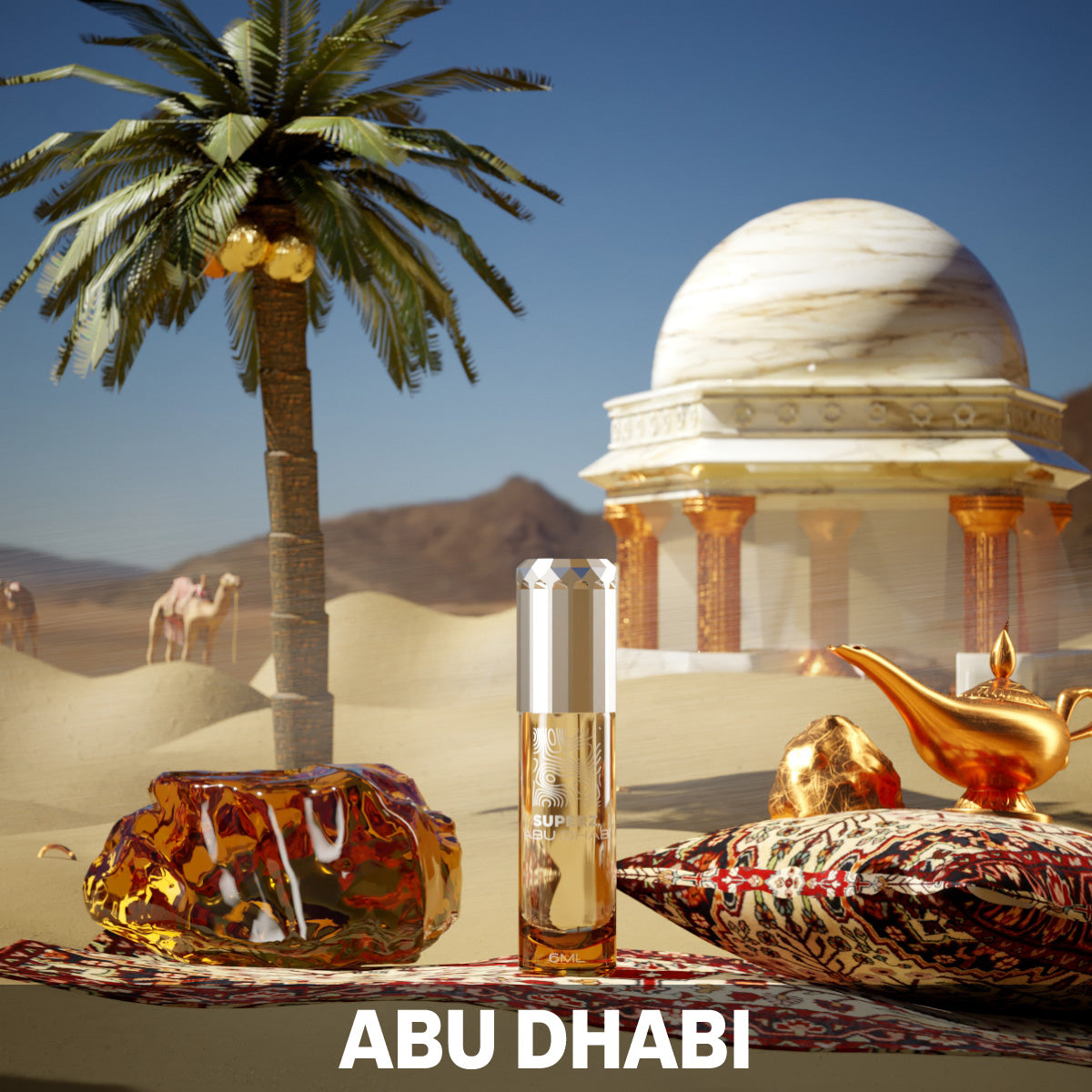 Abu Dhabi - 6 ml Exkluzívny 100% parfumový olej – Unisex