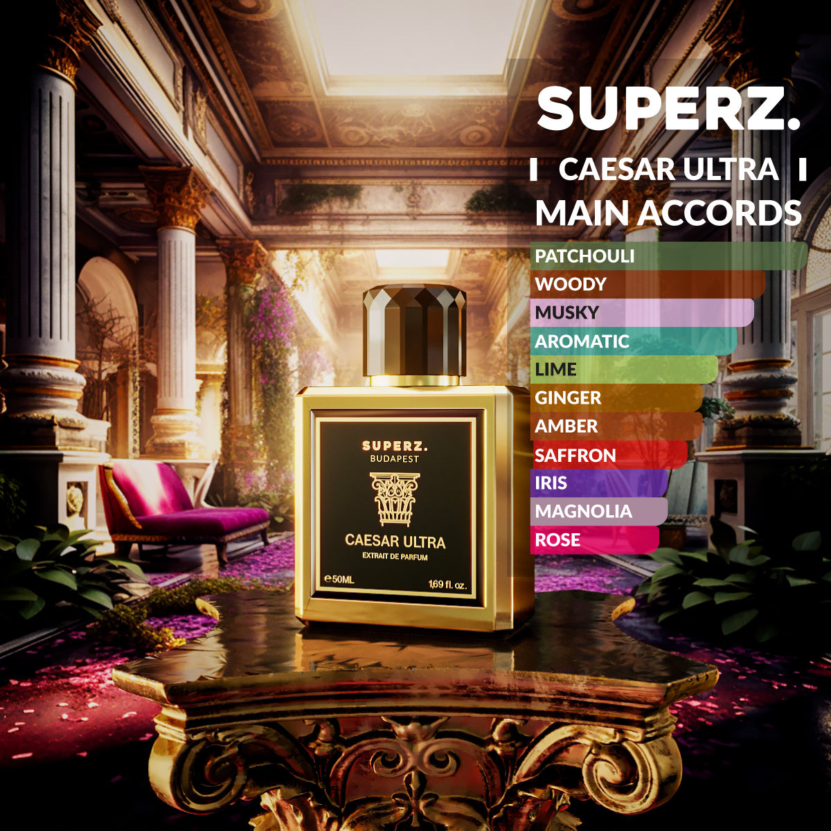 Caesar Ultra - 50 ml Extrait De Parfum - Pre mužov - V novom balení!