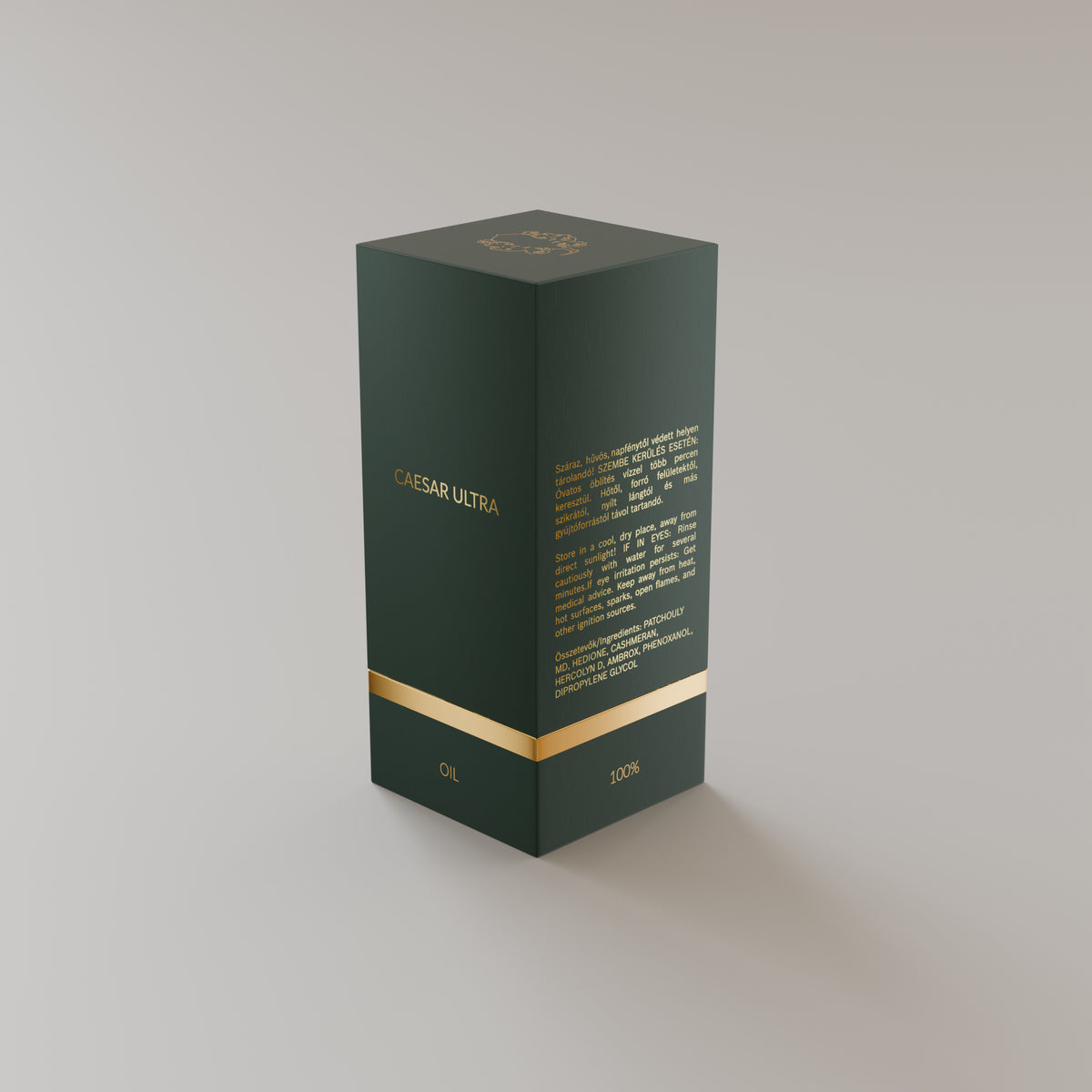 Caesar Ultra - 6 ml exklusives 100% Parfümöl - Herren - im neuen Design!
