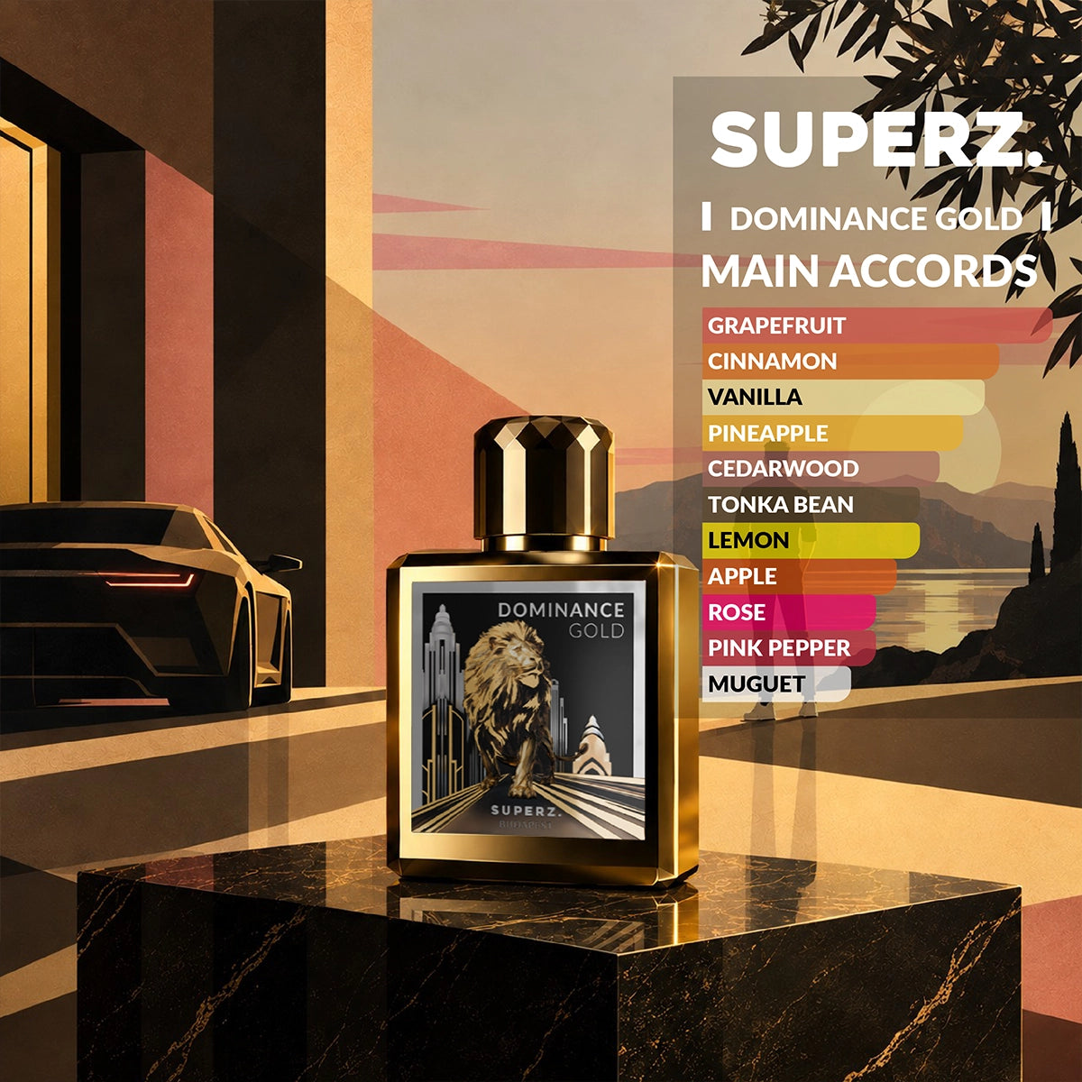 Dominance Gold - 50 ml Extrait De Parfum - Pre mužov