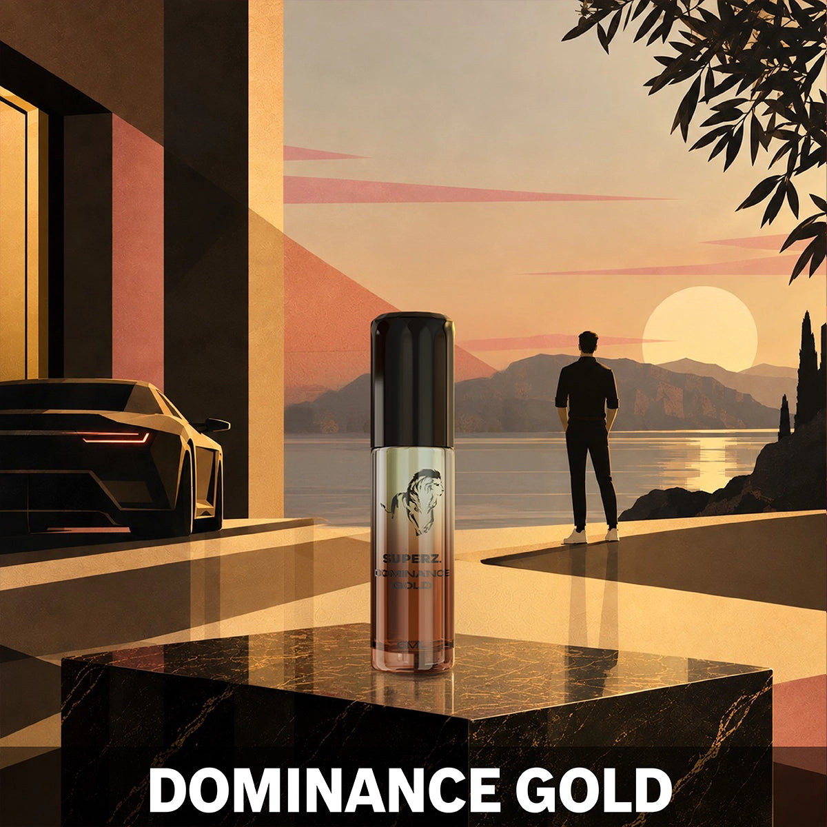 Dominance Gold - 6 ml Exkluzívny 100% parfumový olej - Pre mužov