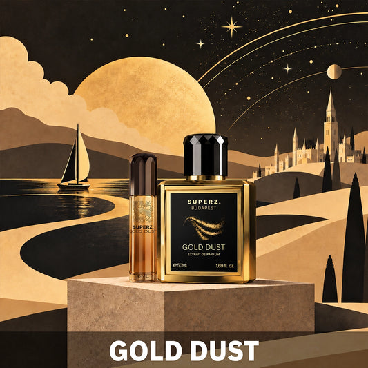 Gold Dust – Akcia 1+1 – 50 ml Extrait De Parfum – Pre mužov + Darček: Gold Dust – 6 ml Parfumový olej