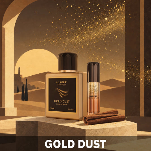 Gold Dust – Akcia 1+1 – 50 ml Extrait De Parfum – Pre mužov + Darček: Gold Dust – 6 ml Parfumový olej