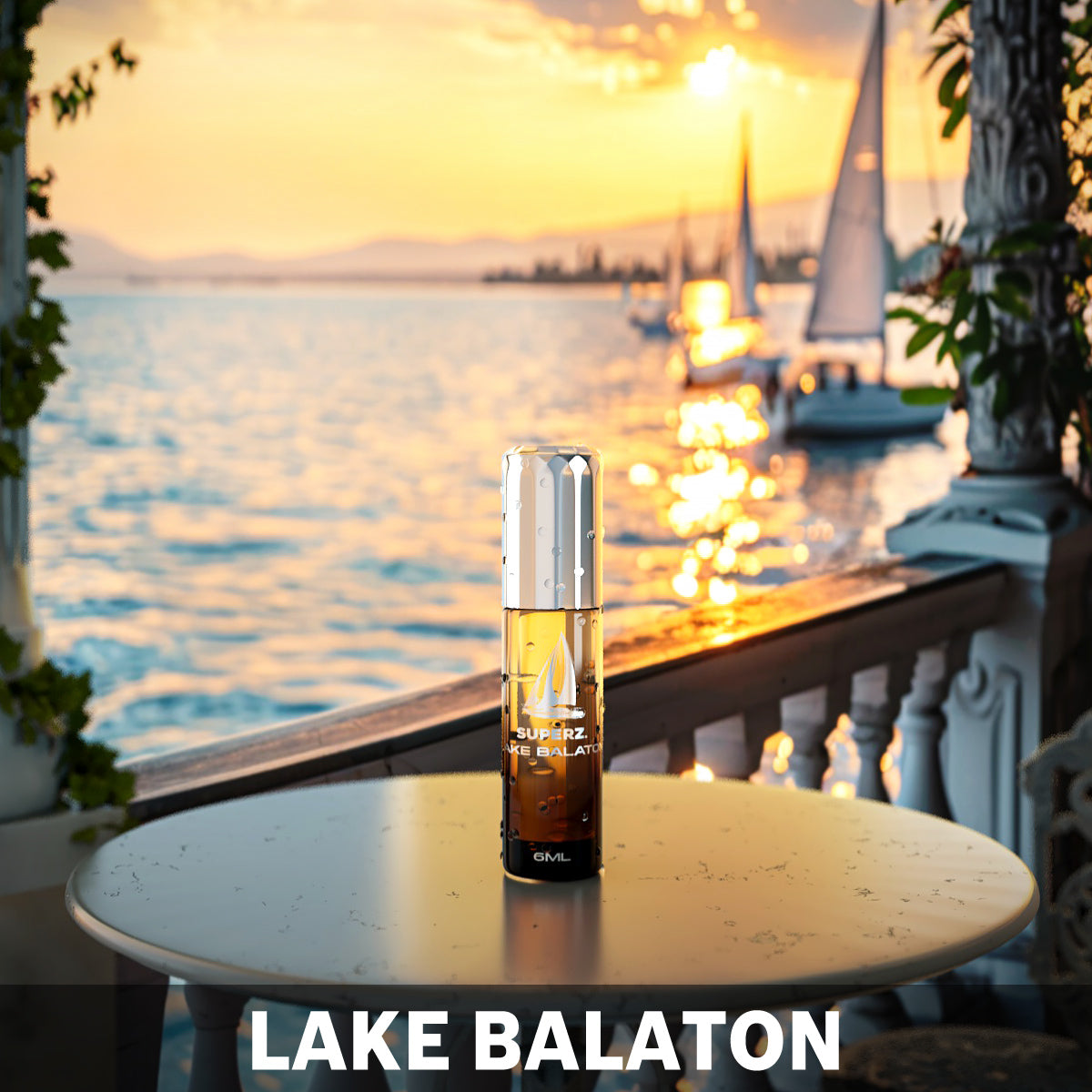 Lake Balaton - 6 ml Exkluzívny 100% parfumový olej - Unisex