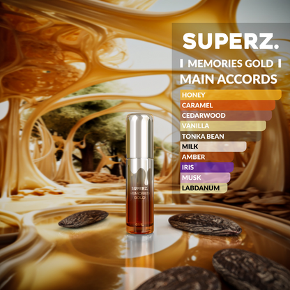 Memories Gold - 6 ml exklusives 100% Parfümöl - Unisex - im neuen Design!