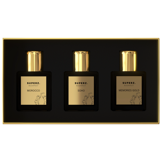 3x10 ml - Bestsellers of Worldwide - Morocco & Soho & Memories Gold - Unisex