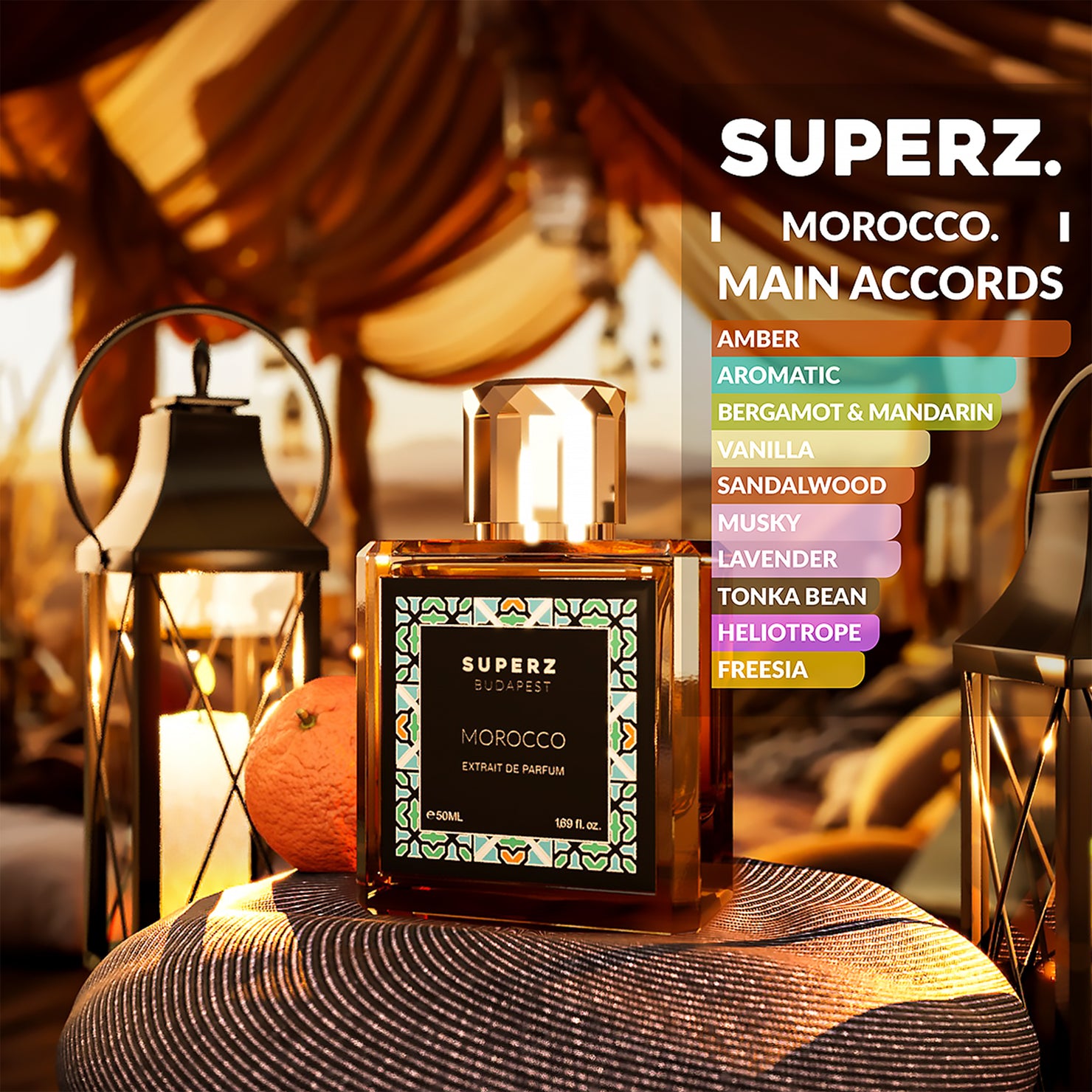 Morocco - 50 ml Extrait De Parfum - Unisex - V novom balení!