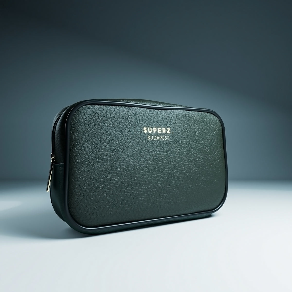 Premium vegane Kosmetiktasche – grün