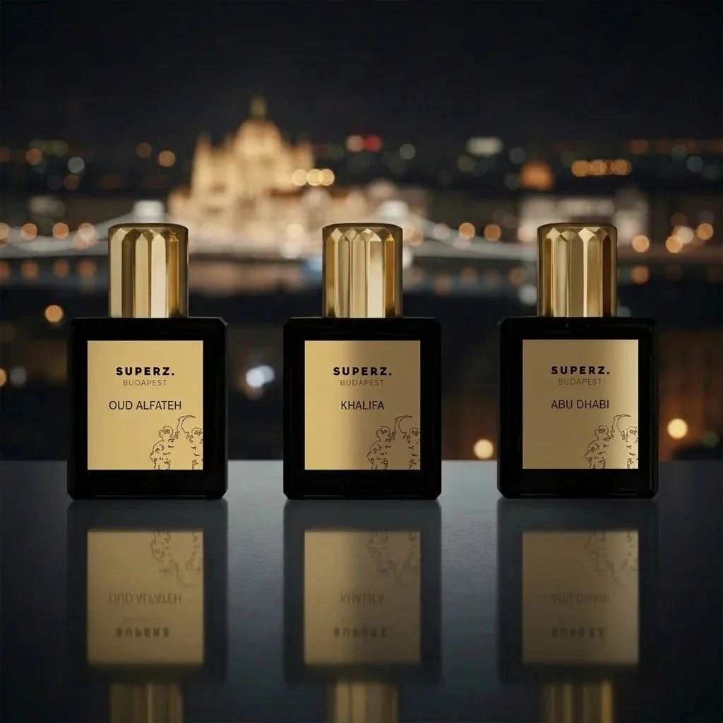 3x10 ml – Výber z Blízkeho Východu – Oud Alfateh & Khalifa & Abu Dhabi – Unisex/Pre mužov