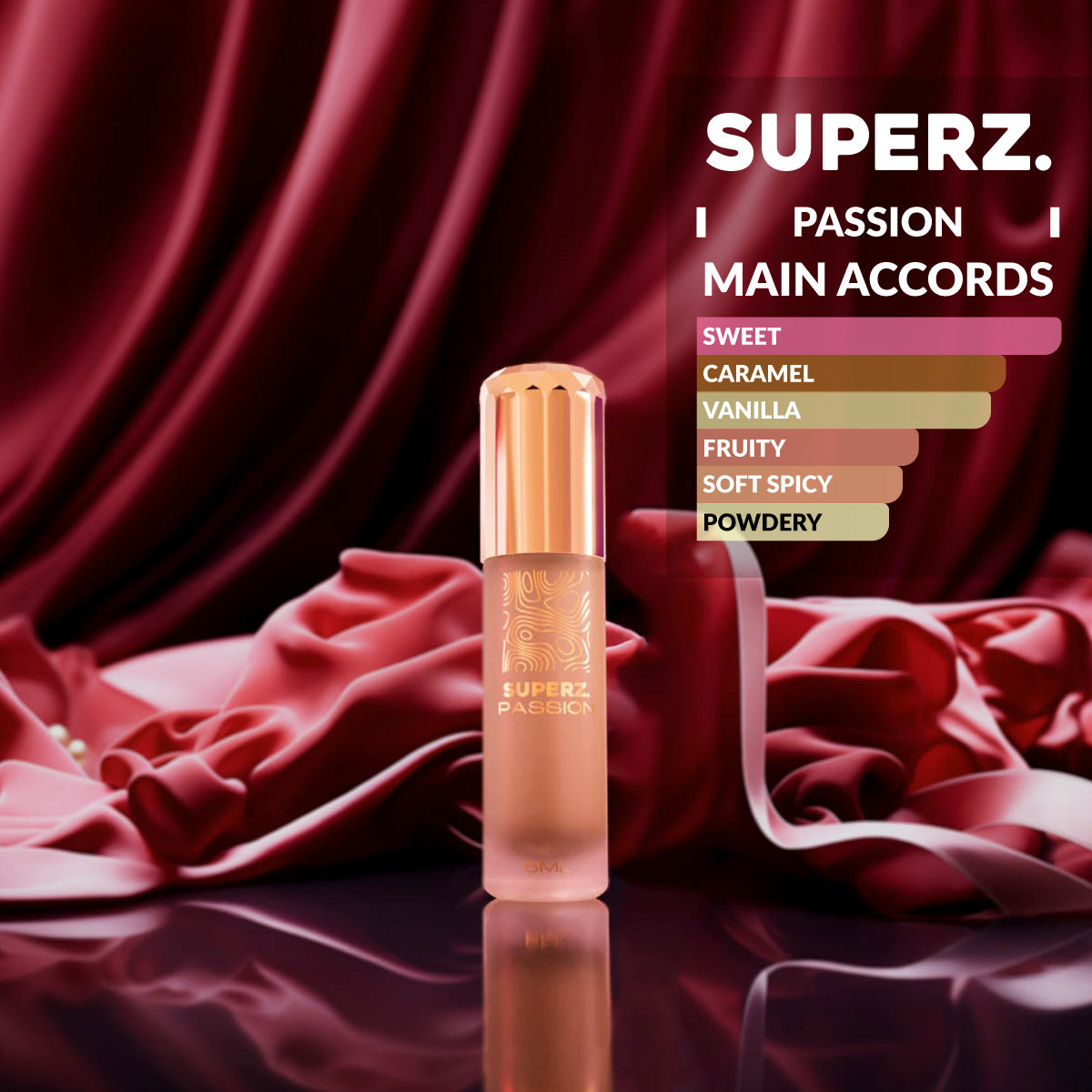 Passion - 6 ml Exkluzívny 100% parfumový olej - Pre ženy