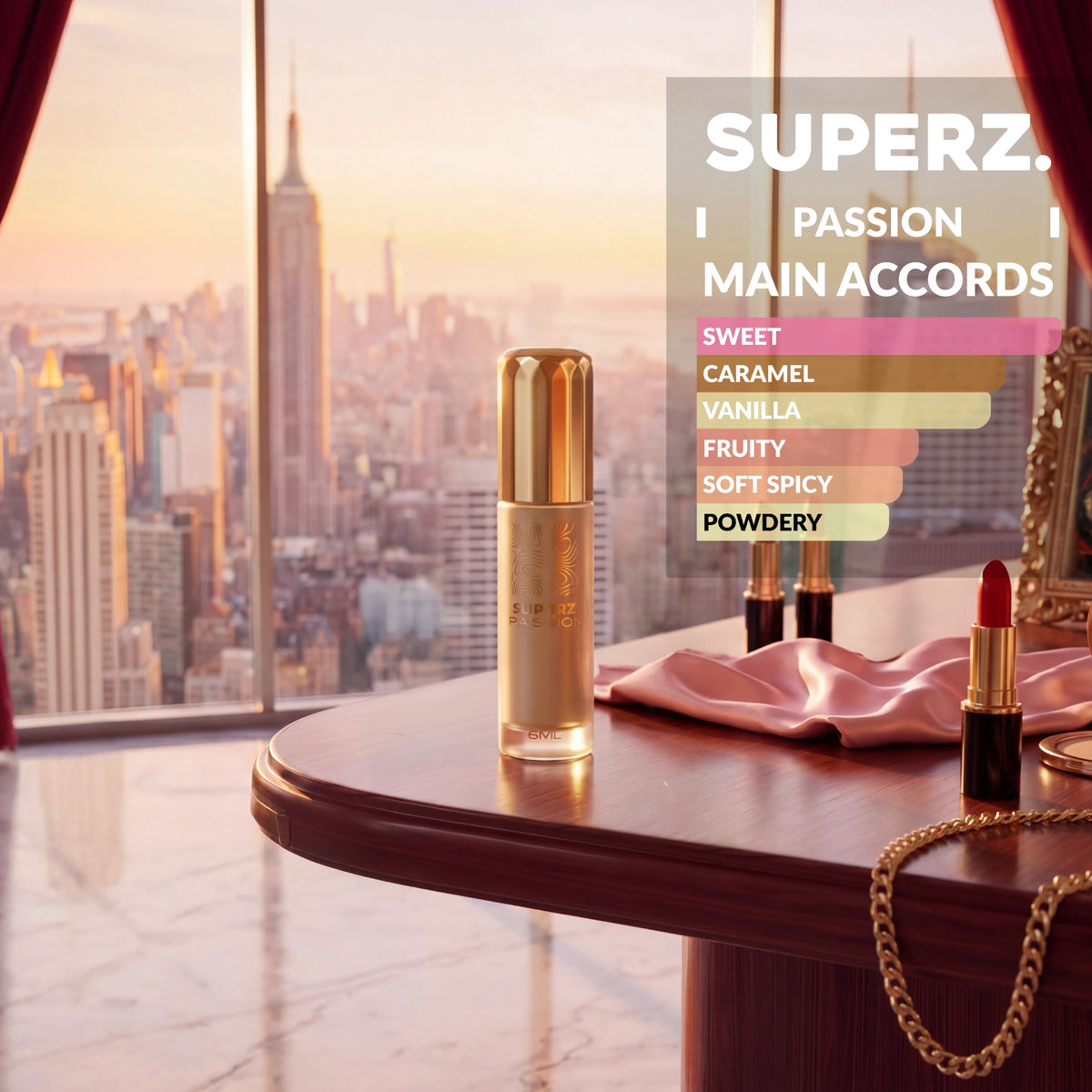 Passion - 6 ml exklusives 100% Parfümöl - Damen