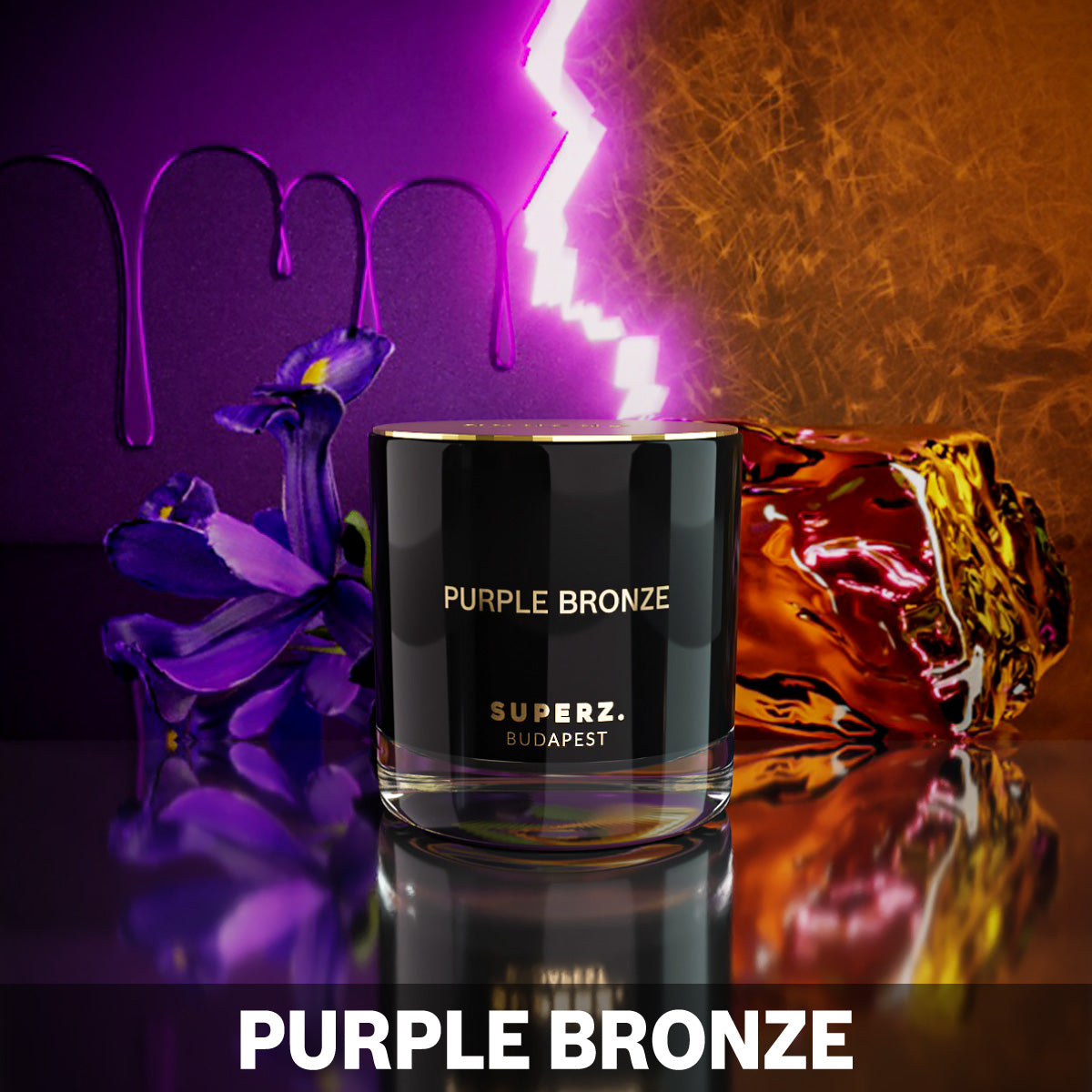 Purple Bronze - Vonná sviečka