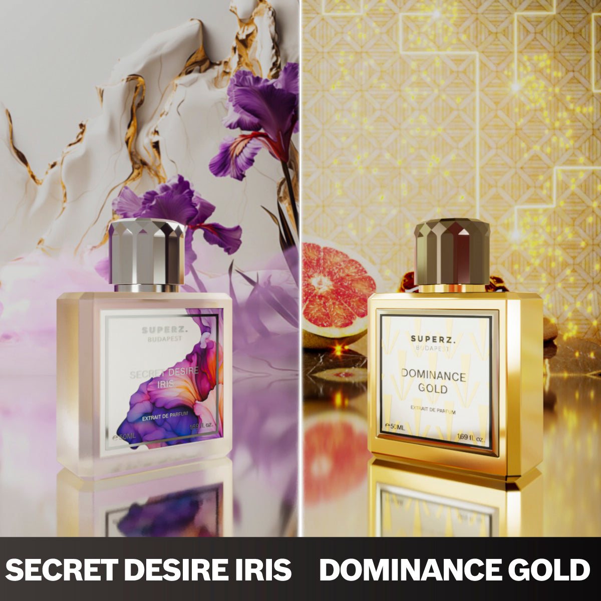 Secret Desire Iris + Dominance Gold - 2x50 ml - Unisex/Pre mužov