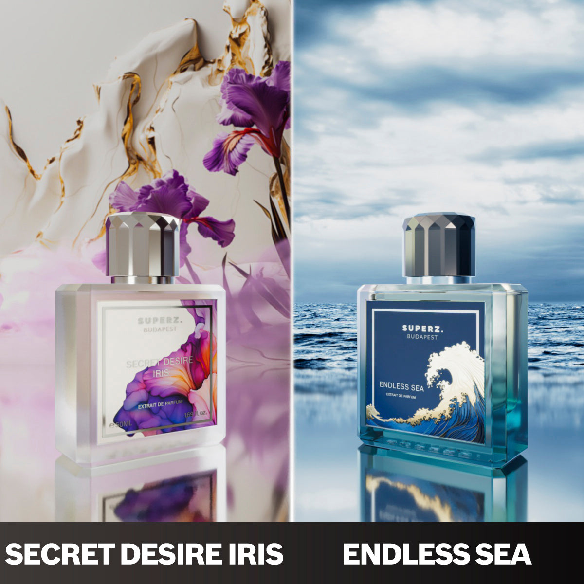 Secret Desire Iris + Endless Sea - 2x50 ml - Unisex/Pre mužov