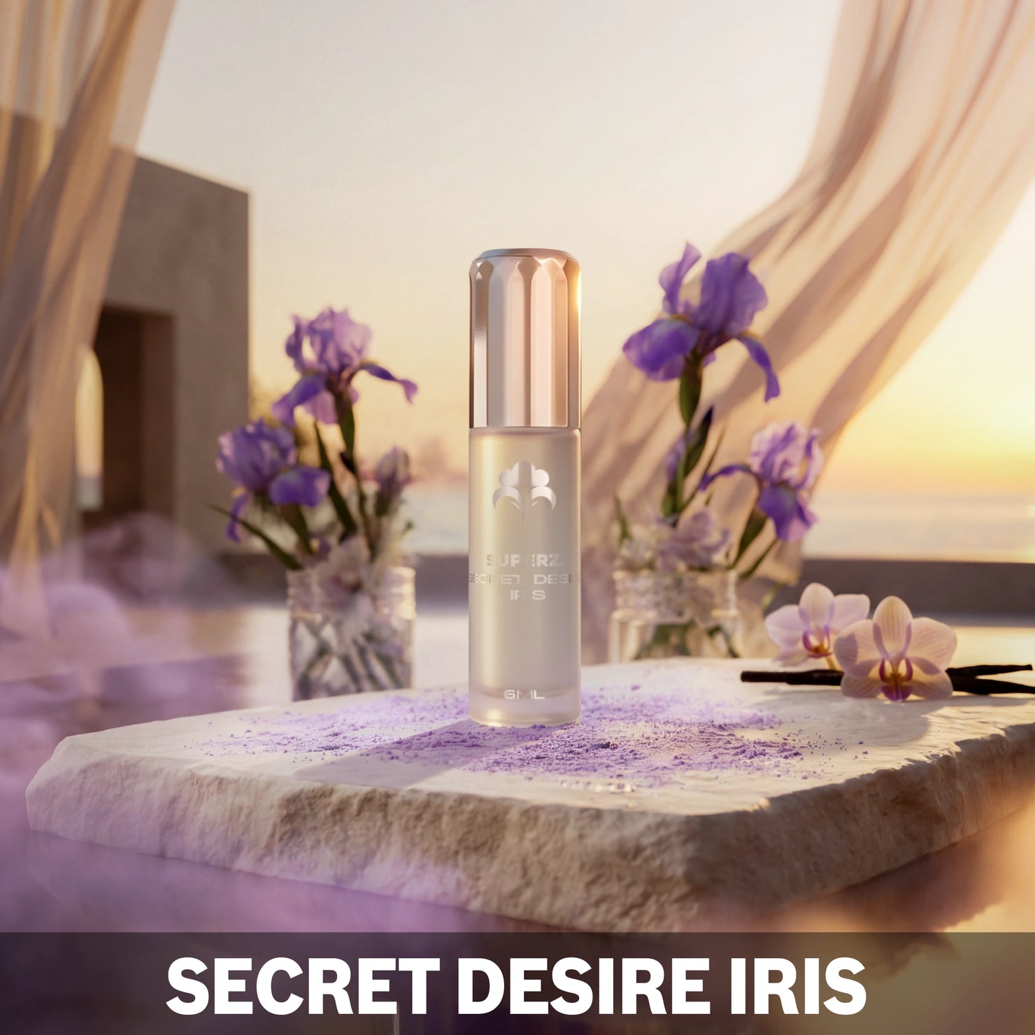 Secret Desire Iris - 6 ml Exkluzívny 100% parfumový olej - Unisex