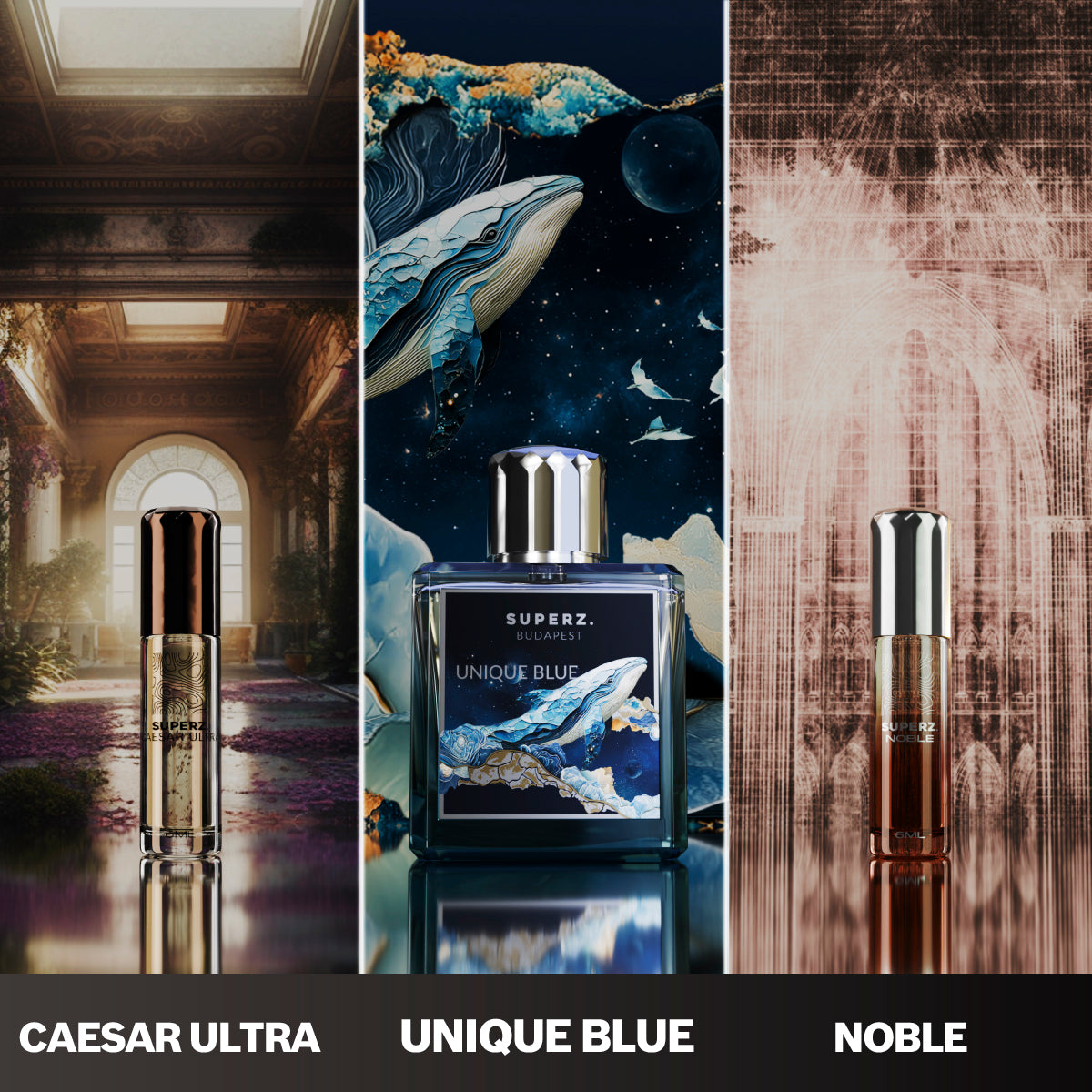 Celestial Empire - Unique Blue 50ml & Noble 6ml & Caesar Ultra 6ml - Man/Unisex
