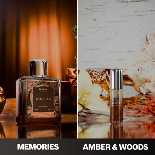 Whispering Woods - Memories 50ml & Amber&Woods 6ml - Unisex
