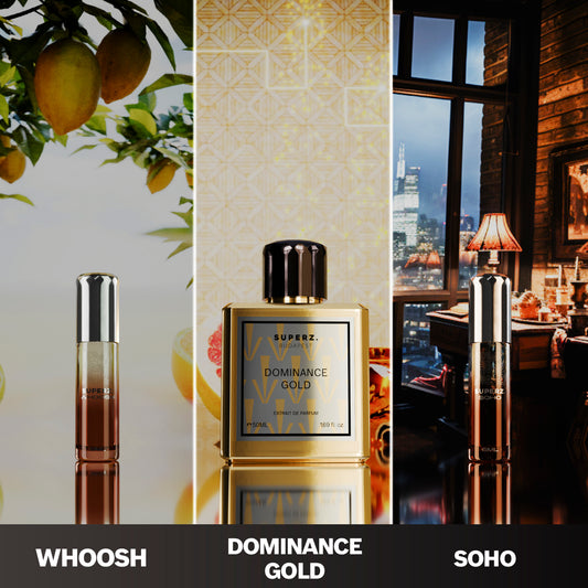 Power of Freedom - Dominance Gold 50ml & Soho 6ml & Whoosh 6ml - Herren/Unisex