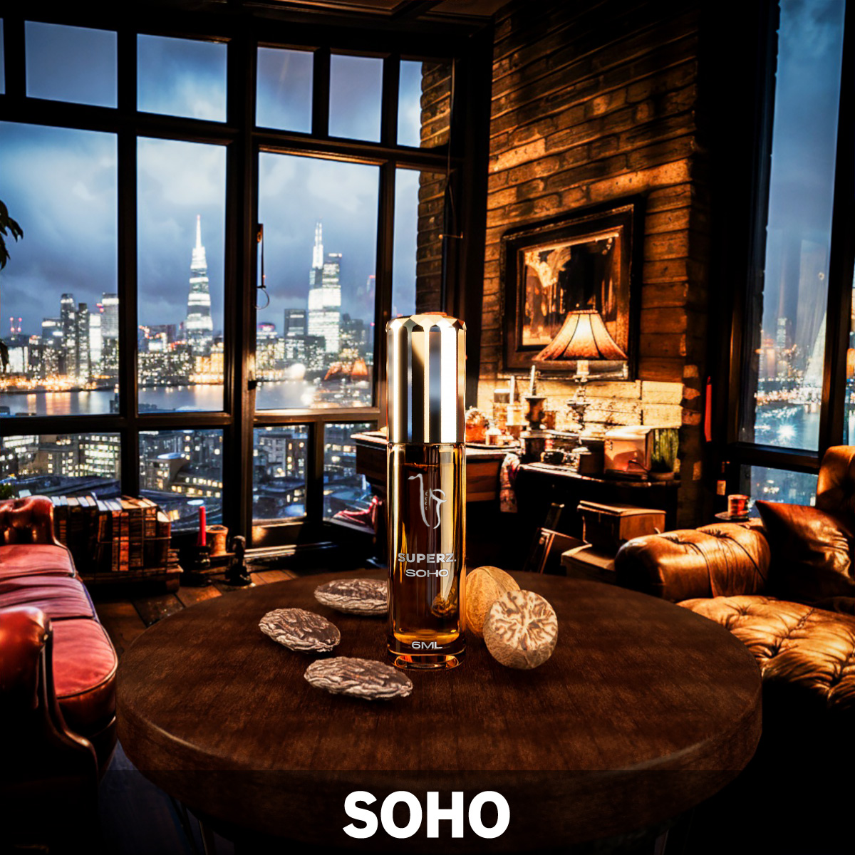 Soho - 6 ml exklusives 100% Parfümöl - Unisex - im neuen Design!