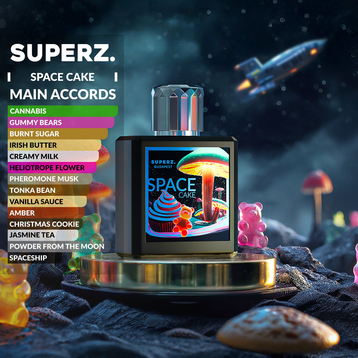 Space Cake - 50 ml Extrait De Parfum - Unisex - Celestial Collection 03