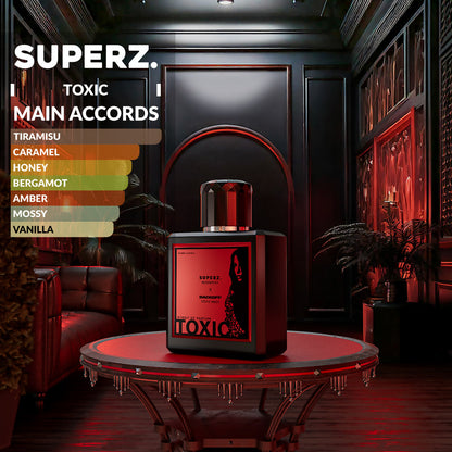 SUPERZ. x BACKOFF by Tóth Andi - Toxic - 50ml Extrait de Parfum – Unisex