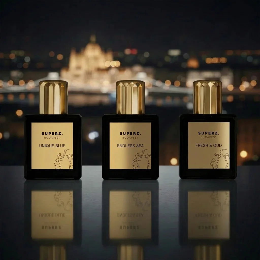 3x10 ml - Výber Sviežich Vôní - Unique Blue & Endless sea & Fresh & Oud - Unisex/Pre mužov