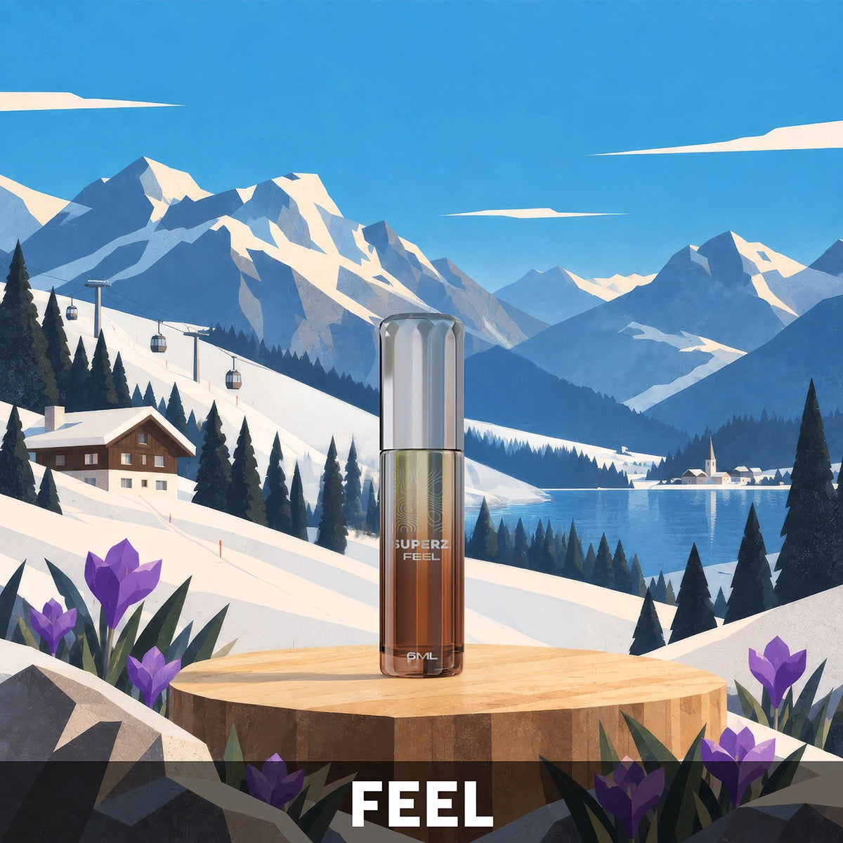 Feel - 6 ml exklusives 100% Parfümöl - Unisex - im neuen Design!