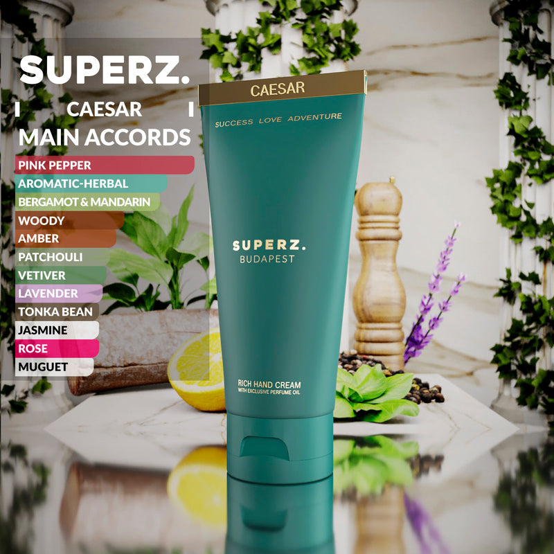 Discover the majestic world of Caesar hand cream!